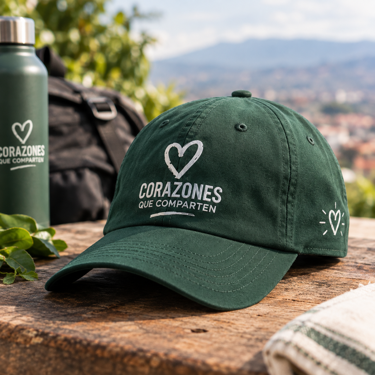 Gorra de Corazones que Comparten